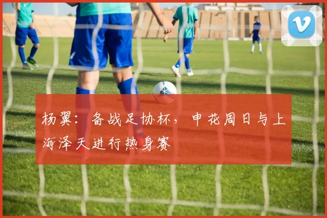 杨翼：备战足协杯，申花周日与上海泽天进行热身赛